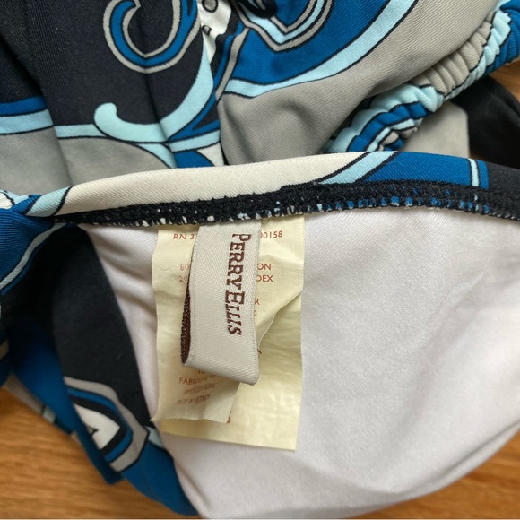 Blue Paisley Bikini (size small) - Picture 3 of 3